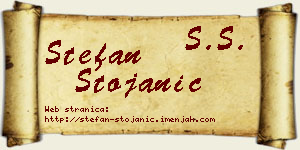 Stefan Stojanić vizit kartica